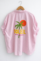 SOLEIL BUTTON DOWN BLOUSE