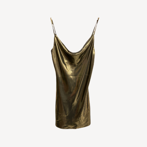 Mini Gold Dress