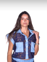 BLUE LACE SET