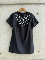 BEADED MINI DRESS