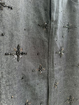 EMBELLISHED JEAN SKIRT