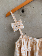 GINGHAM BOWS BUBBLE DRESS