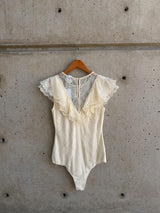 RUFFLE LACE BODYSUIT