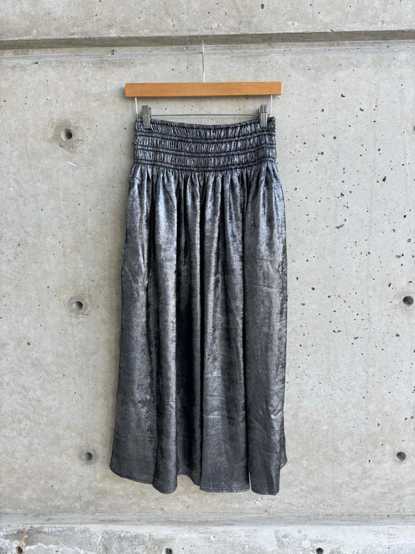 Metallic Maxi Skirt