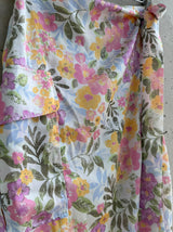 CARGO SATIN WRAP SKIRT