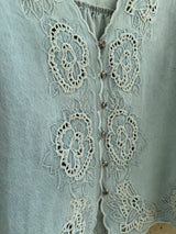 JEAN CUTOUT TOP