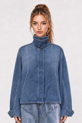 FUNNEL DENIM JACKET