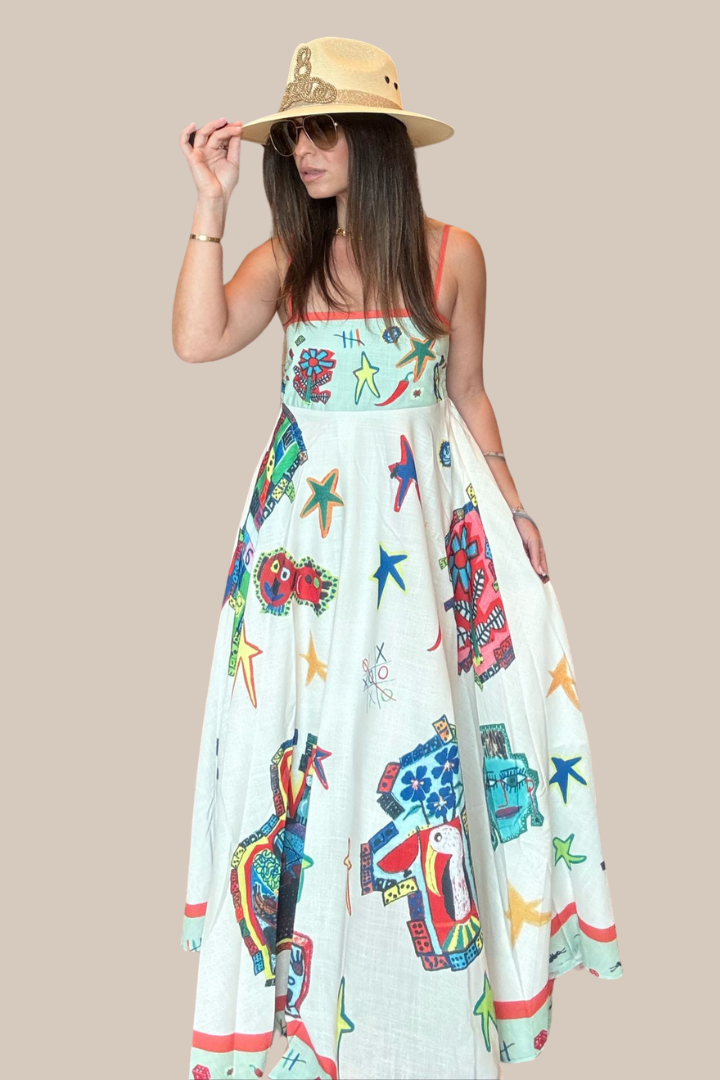 STAR MAXI DRESS