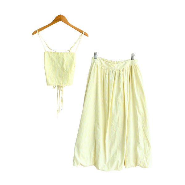 LEMON BUBBLE SKIRT SET
